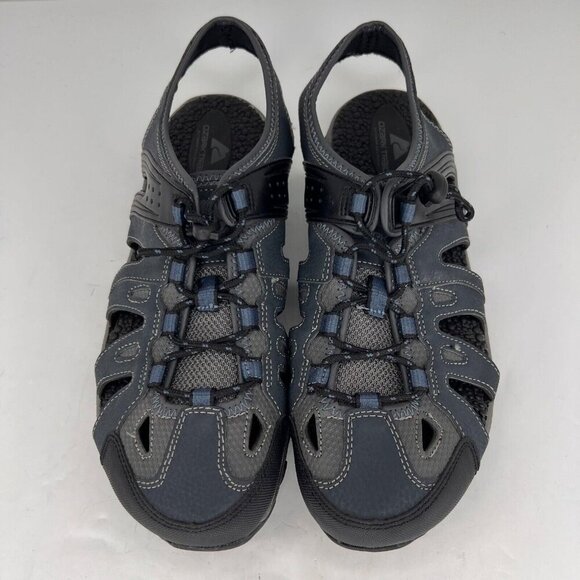 Ozark Trail Mens MN0T28HY177 Blue Bungee Lace Closed Toe Size 10 Hiking Sandals - Picture 4 of 9